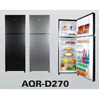 Kulkas Aqua 2 Pintu AQR-D270 (DS) Khusus Medan