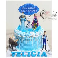 Frozen Cake / Kue Ulang Tahun Disney Frozen / Kue Ultah Elsa Frozen