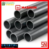 PIPA PVC MASPION 1/2" inch ABU AW / Pralon ABU tipe AW 4 meter