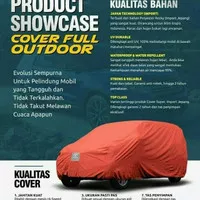 Cover Selimut Mobil New Honda Jazz RS Outdor Dua Layer Waterfroof