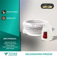 kabel listrik kawat 2 x 1.5 NYM Per meter