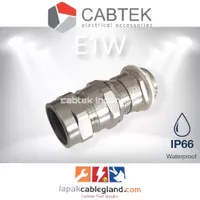 Cable Gland Industrial CABTEK E1W 20L 1/2 armour brass nickel plated