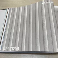 Wallpaper vinyl premium korea Roll besar coklat tua silver coklat muda