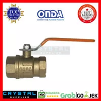 STOP KRAN ONDA 3/8 inch Kuningan / Ball Valve / Brass / Keran Air