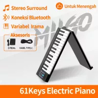 Piano Lipat Elektrik 61 Keys / Keyboard piano /Alat musik pianika anak