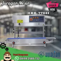 Mesin Continous Band Sealer Perekat Plastik FRB-770II HUALIAN