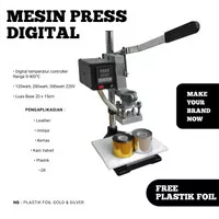 mesin press stamping emboss kulit