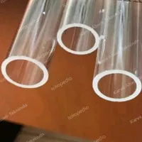 Pipa Akrilik 2" inch bening transparan / Acrylic Tube Tabung clear