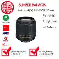 Nikon AF-S NIKKOR 35mm f/1.8G ED Lensa Kamera