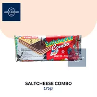 Saltcheese Combo Biskuit Wafer Khong Guan 175 g gr Keju Lapis Cokelat