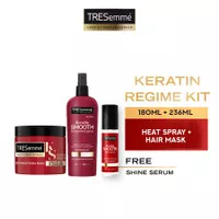 Tresemme Keratin Smooth Heat Spray 236mL & Hair Mask 180ML + Serum