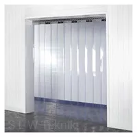 Tirai Plastic PVC Curtain 100 x 250 ( Lengkap dengan Bracket )