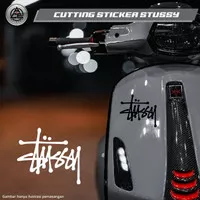 Stiker Stussy Cutting Sticker Mobil Motor