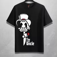 Kaos Distro Premium Motif The Uncle Baju Atasan Pria Wanita Combed 24s