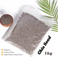 CHIA SEED 1kg Black ChiaSeed Organik Mexico Biji Chia siaseed ciyaseed