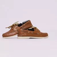 Sepatu Loafers sperry Top-Sider Amaretto Tan clean Brown Original 