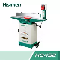 HISIMEN H0452 Straight Blade 6" Jointer Wood Planer with Mobile Stand