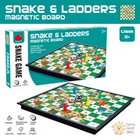 TAIYO Mainan Anak Snake & Ladders Magnetic Board Ular Tangga Magnet