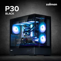 ZALMAN P30 BLACK M-ATX MINI TOWER PC CASE CASING GAMING CHASSIS