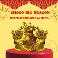 Cokelat Naga Imlek Emas / Choco Big Dragon Isi Cokelat Koin Emas 