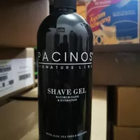 Pacinos - Max Glide Shave Gel 25 oz Cream Shaving Mint Aloe Vera