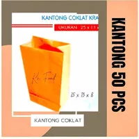 Paperbag Coklat Samson Polos Isi 50 Pcs -Kantong Coklat Polos