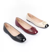 Blow BLNW 0106 Enzy Flats Shoes Wanita Sepatu Hitam Balet Women Shoes