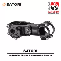 Satori Adjustable Bicycle Stem Turn-Up Oversize | Stem Sepeda