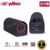 Speaker Portable Niko GL 6 Subwofer 6 Inch Mobil Tabung Bluetooth USB