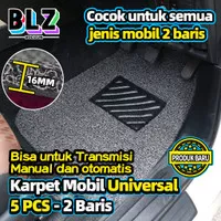 BOLIZUN Karpet Mobil PVC Mie Bihun 2 Warna Universal 16mm 