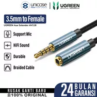 Cable 3.5mm Male to Female UGREEN Audio Aux Extender Microphone Kabel