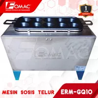 FOMAC Mesin Sosis Telur Gulung ERM-GQ10 Sostel Maker 10 Lubang Gas