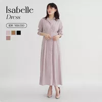 MSMO Isabelle Long Sleeve Maxi Dress / Maxi Dress Polos Wanita
