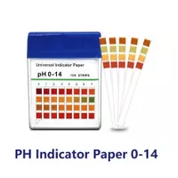 PH indikator universal strip 0-14 kertas tes kadar PH