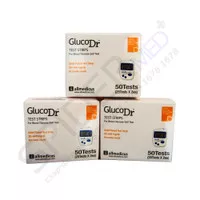 Gluco Dr Bio Sensor Glucose Strip / Strip gula darah Gluco Dr AGM-2100