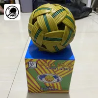 Bola takraw plastik bola emas 501 murah