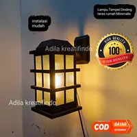 Lampu tempel teras minimalis harga ekonomis