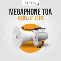 MEGAPHONE SPEAKER TOA SPEAKER DEMO PORTABLE MODEL ZR-2015S