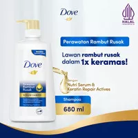 Dove Shampoo Perawatan Rambut Rusak - 680ml