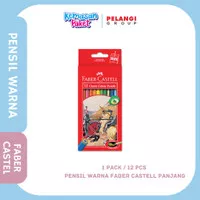 PENSIL WARNA FABER CASTELL - Panjang / Isi 12 Warna / Faber Castel 12