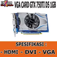 VGA CARD ZOTAC GEFORCE GTX 750 Ti