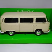 Diecast Miniatur Mobil VW Kombi Bus Replika Combi Besi Skala 1:24