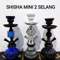 Shisha Mini / Hookah Mini 2 selang paket lengkap