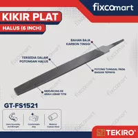 Tekiro Kikir Plat Halus 6 Inch / Flat Files