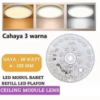 Lampu TL Ring LED 36 watt 220V Led Modul Ceiling 36W Magnet Plafon LED