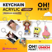 Gantungan Kunci Custom | Keychain Custom Acrylic Print
