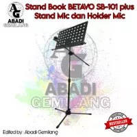 Stand Book BETAVO SB-101 Plus Stand Mic dan Holder Mic/Standbook SB101