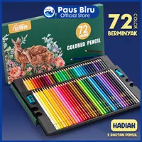 High-grade Oil Pencil Color Pensil Warna Minyak 48/72 Warna