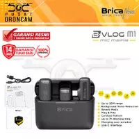 Brica B-Vlog M1 Mic Mafia Wireless Microphone Bvlog M 1 Original Resmi