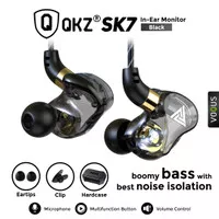 Earphone QKZ SK7 Mic Bass In Ear Monitor IEM Headset Handsfree